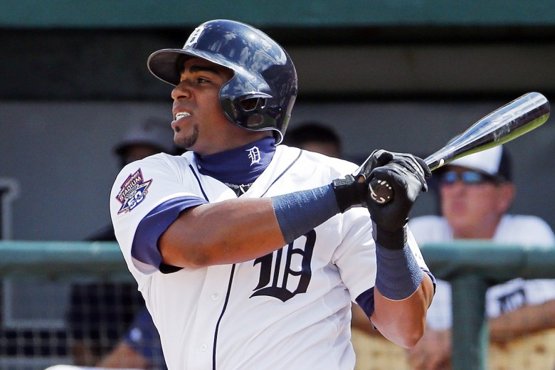 Tigers OF Yoenis Cespedes