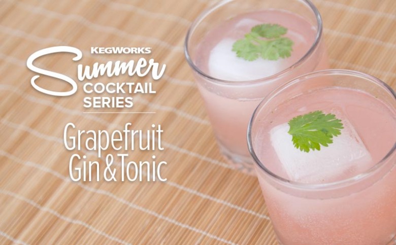Summer Cocktail Series: Grapefruit Gin and Tonic