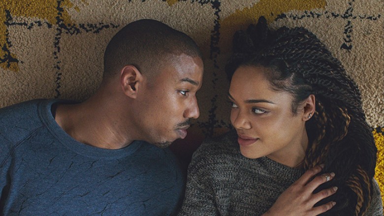 © 2015 METRO-GOLDWYN-MAYER PICTURES INC. AND WARNER BROS. ENTERTAINMENT INC. Photo Credit: Courtesy of Warner Bros. Pictures Caption: (L-r) MICHAEL B. JORDAN as Adonis Johnson and TESSA THOMPSON as Bianca in Metro-Goldwyn-Mayer Pictures’, Warner Bros. Pic