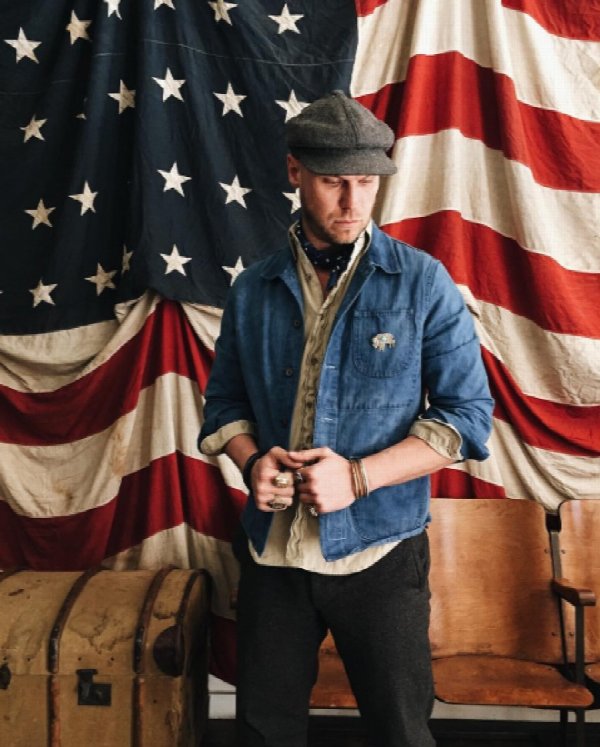 KMFG x Manready Mercantile Indigo Chore Coat