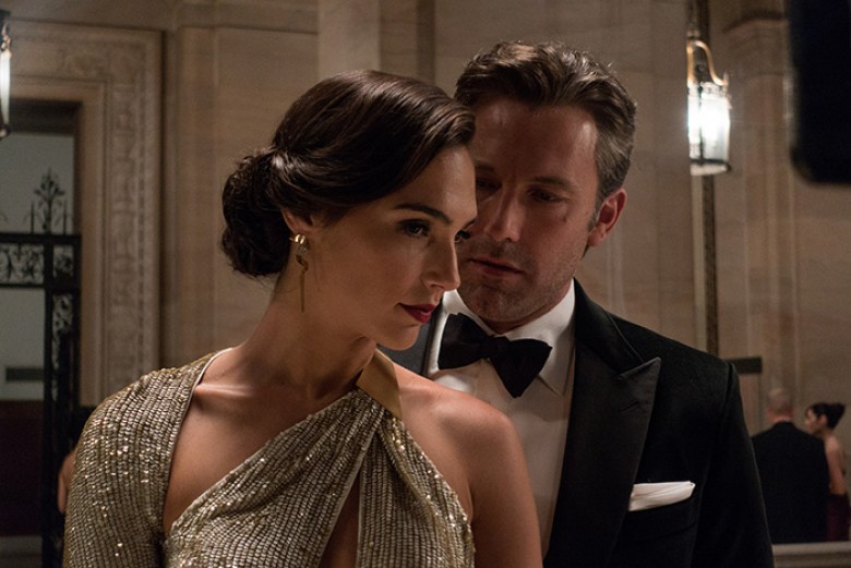 GAL GADOT as Diana Prince/Wonder Woman and BEN AFFLECK as Bruce Wayne/Batman