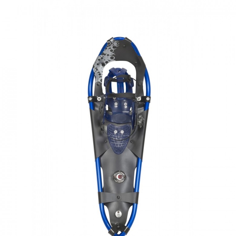 Best for tall guys: Crescent Moon Gold 10, 4.95lbs, ($275 http://www.crescentmoonsnowshoes.com/product/gold-series-10/)
