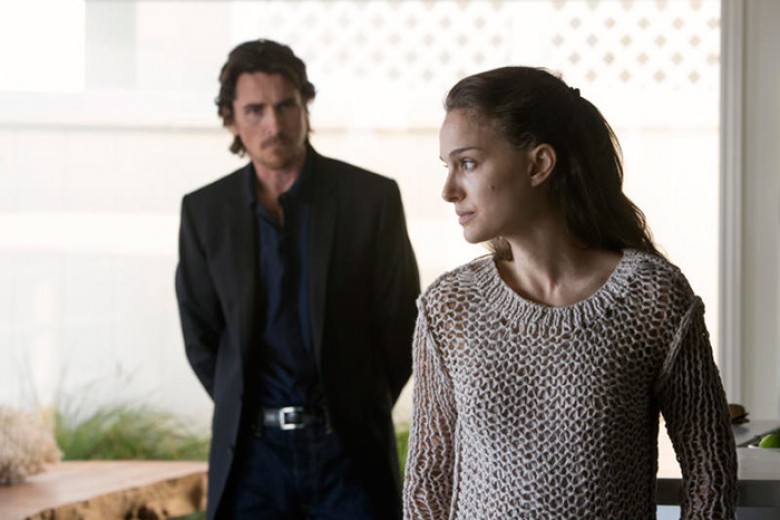 (l to r) Christian Bale stars as ‘Rick’ and Natalie Portman as ‘Elizabeth’ in Terrence Malick’s drama KNIGHT OF CUPS, a Broad Green Pictures release.