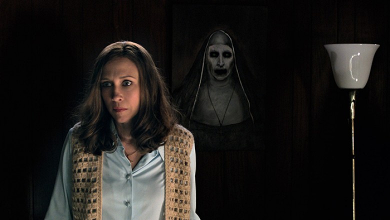 © 2016 WARNER BROS. ENTERTAINMENT INC. AND RATPAC-DUNE ENTERTAINMENT LLC ALL RIGHTS RESERVED Photo Credit: Courtesy of Warner Bros. Pictures Caption: VERA FARMIGA as Lorraine Warren in New Line Cinema’s supernatural thriller “THE CONJURING 2,” a Warner Br