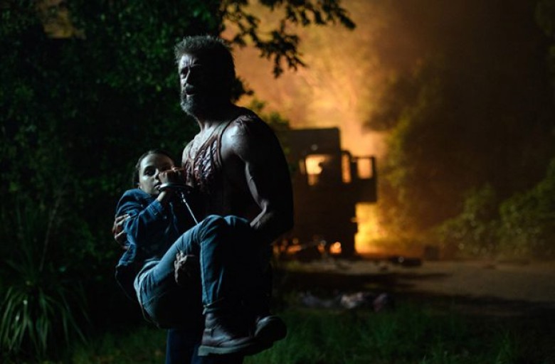 Hugh Jackman as Logan/Wolverine and Dafne Keen as Laura in LOGAN. Photo Credit: Ben Rothstein. © 2017 Marvel. TM and © 2017 Twentieth Century Fox Film Corporation. All rights reserved. Not for sale or duplication.
