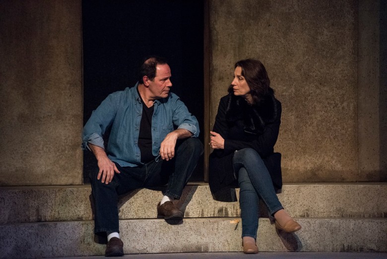 John Fredo and Debbie Pappas Sham in "A View From The Bridge" at Kavinoky Theatre
