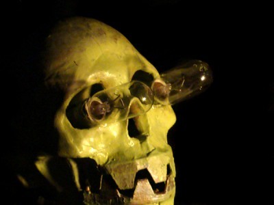 These lighbulbs may be the key researchbots need to determine the exact age of the skull.  