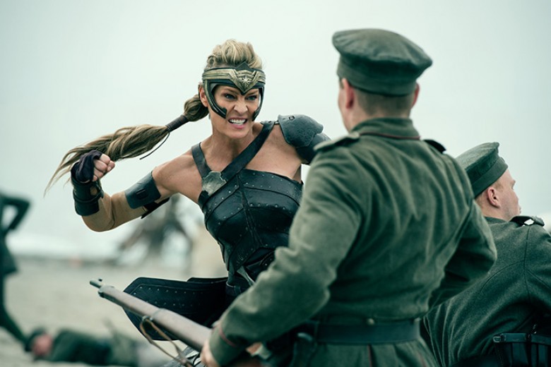 © 2017 WARNER BROS. ENTERTAINMENT INC. AND RATPAC ENTERTAINMENT, LLC Photo Credit: Alex Bailey/ TM & © DC Comics Caption: ROBIN WRIGHT as Antiope in the action adventure “WONDER WOMAN,” a Warner Bros. Pictures release.