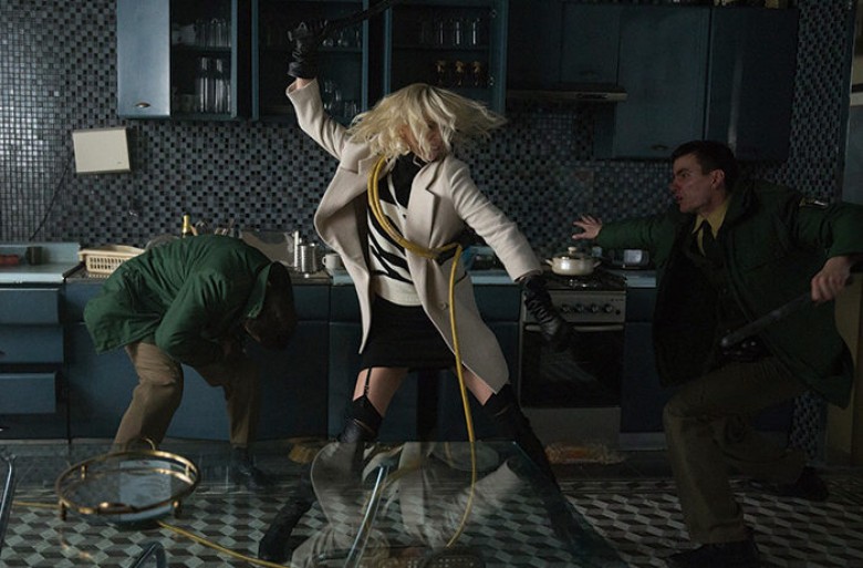 Oscar® winner CHARLIZE THERON explodes into summer in “Atomic Blonde,” a breakneck action-thriller that follows MI6’s most lethal assassin through a ticking time bomb of a city simmering with revolution and double-crossing hives of traitors. Photo Credit: