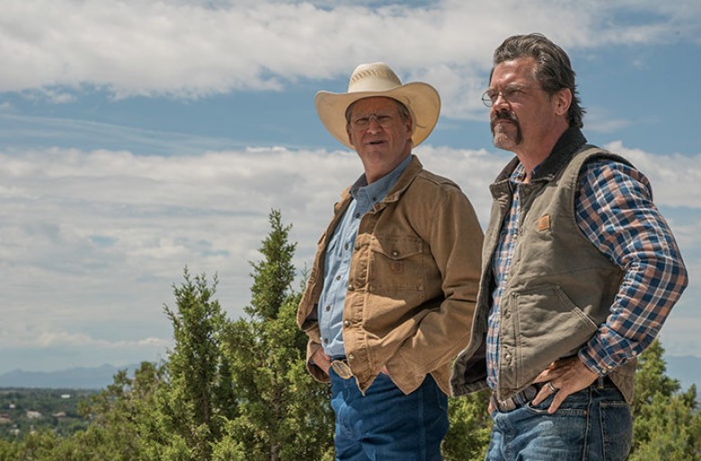 “Supe” Eric Marsh (Josh Brolin) and Fire Chief Duane Steinbrink (Jeff Bridges) at Lookout Point in Columbia Pictures’ ONLY THE BRAVE.