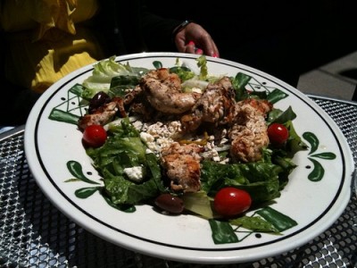 Open Chicken Souvlaki (photo by buffaloeats.org)   