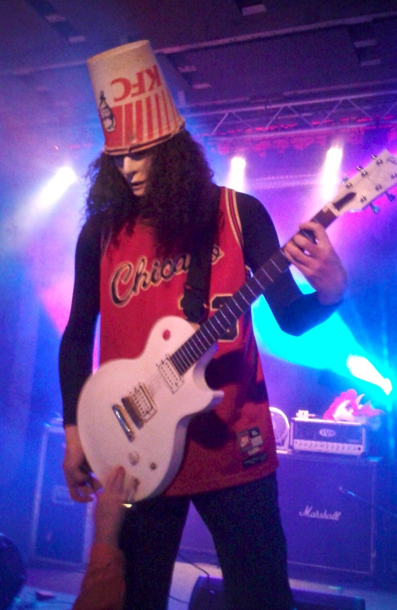 Buckethead played a sold out show at Buffalo Iron Works on Monday, April 2nd.