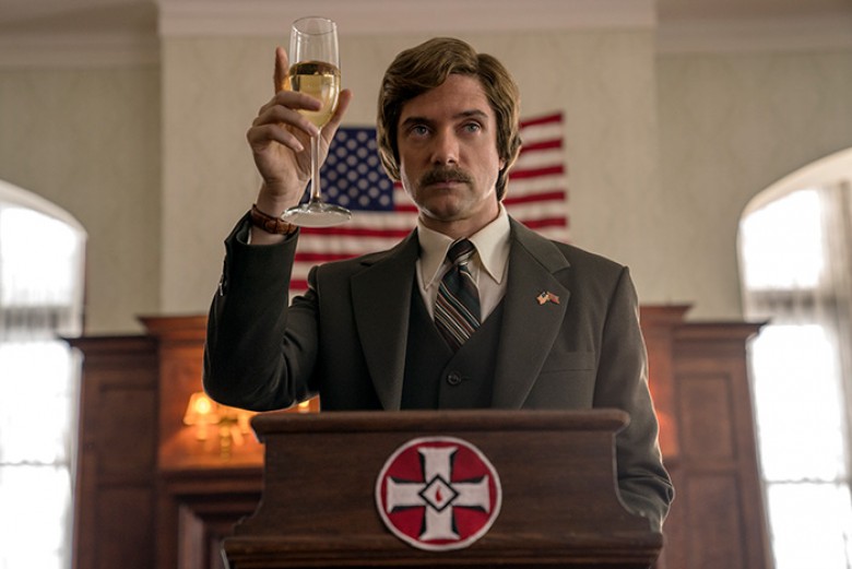 Topher Grace stars as David Duke in Spike Lee’s BlacKkKlansman, a Focus Features release. Credit: David Lee / Focus Features