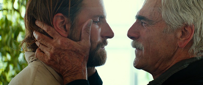 © 2018 WARNER BROS. ENTERTAINMENT INC. AND METRO-GOLDWYN-MAYER PICTURES INC. ALL RIGHTS RESERVED Photo Credit: Courtesy of Warner Bros. Pictures Caption: (L-R) BRADLEY COOPER as Jack and SAM ELLIOTT as Bobby in the drama “A STAR IS BORN,” from Warner Bros