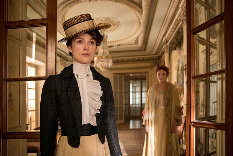 Keira Knightley stars as Colette and Eleanor Tomlinson as Georgie Raoul-Duval in COLETTE, a Bleecker Street release.