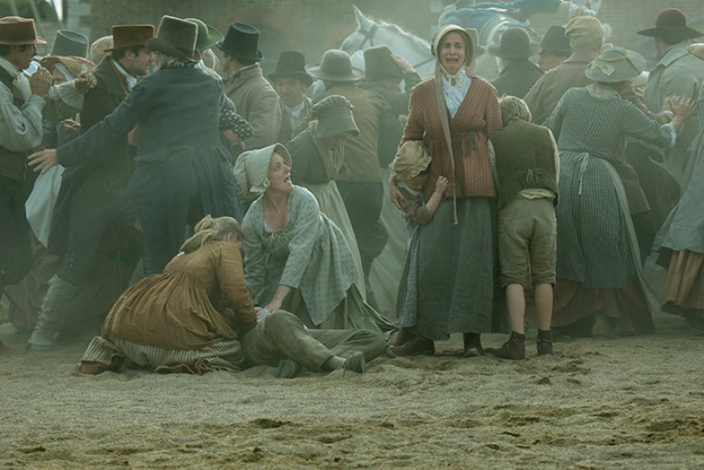 PETERLOO featuring Simona Bitmate as Esther. Photo Credit: Simon Mein; Courtesy of Amazon Studios