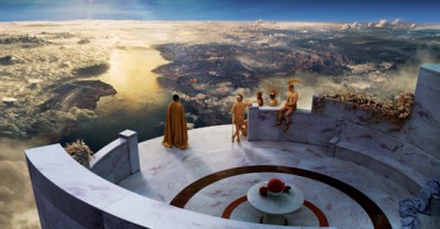 The gods on Mount Olympus in Relativity Media’s IMMORTALS  