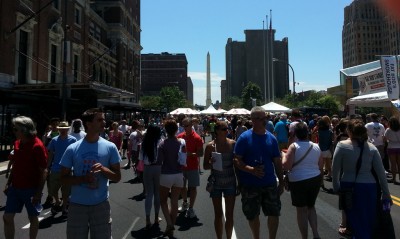 view from Delaware Ave.