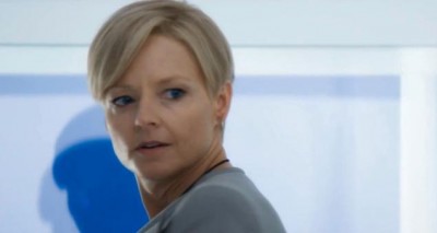 Jodie Foster as Secretary of Defense Jessica Delacourt