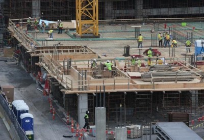 construction in downtown Buffalo