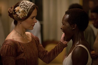 Sarah Paulson as “Mistress Epps” and Lupita Nyong’o as “Patsey."  