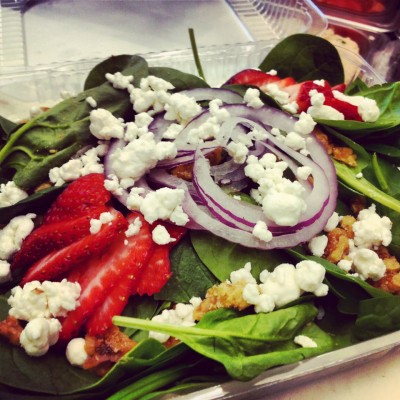 Lunchbox - Spinach Salad (via Facebook)