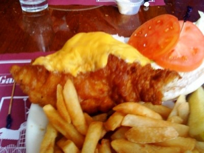Fish Sandwich At Gabriel's Gate