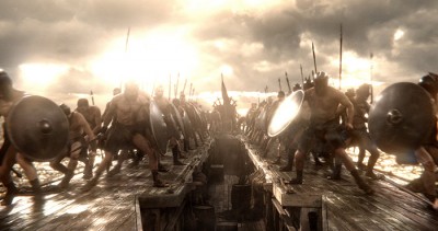A battle scene from 300: RISE OF AN EMPIRE