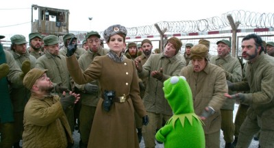 Tina Fey as Nadya with Kermit the Frog