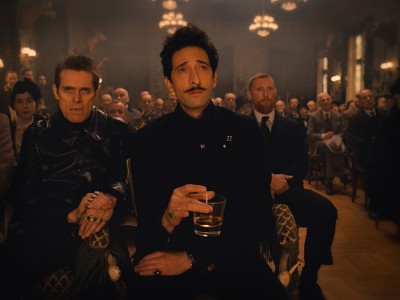 Willem Dafoe and Adrien Brody in THE GRAND BUDAPEST HOTEL.