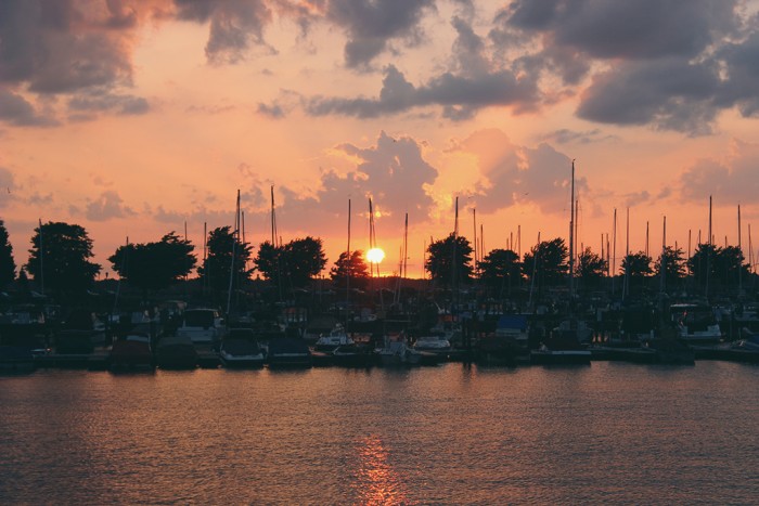 Sunset from patio | photo by BuffaloDandy