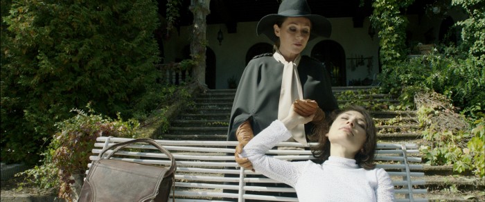Cynthia (Sidse Babett Knudsen) and Evelyn (Chiara D'Anna) in The Duke of Burgundy. Courtesy of IFC Films