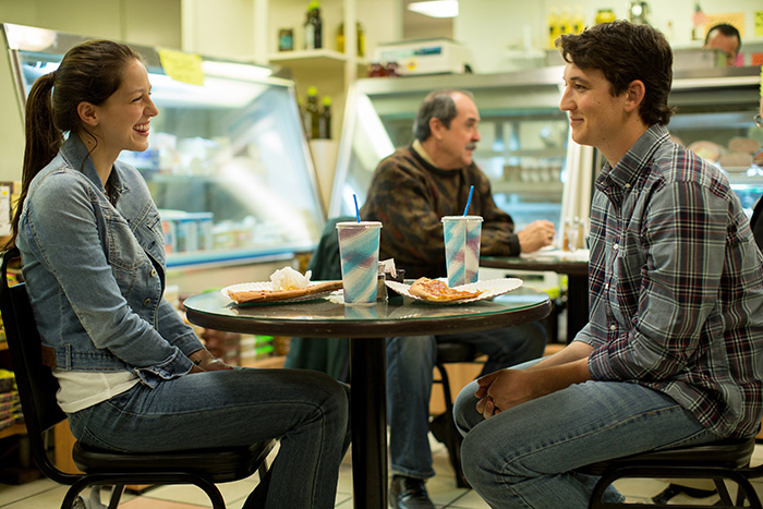 Left to right: Melissa Benoist as Nicole and Miles Teller as Andrew.
Photo by Daniel McFadden, Courtesy of Sony Pictures Classics