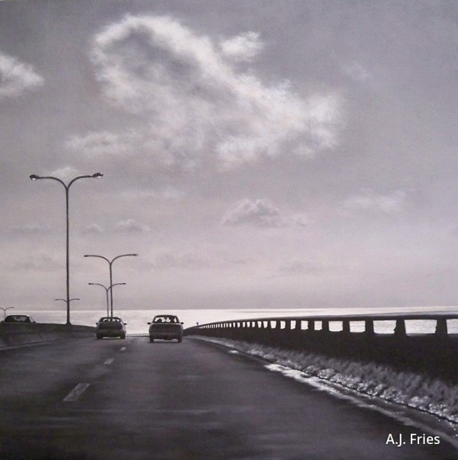 Skyway, 2008 Oil on canvas 24" x 24"
