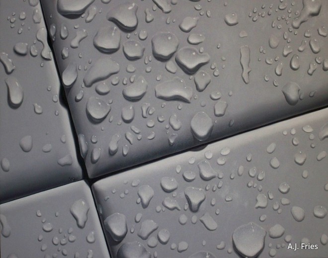 Shower Tile - 2009 Oil on canvas 24" x 30"