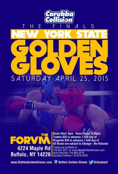 Carubba Collision Buffalo Golden Gloves Boxing Finals at The Forvm — Apr 25, 2015