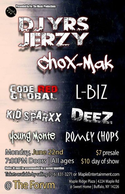 DJ YRS JERZY & Chox-Mak at The Forvm — Jun 22, 2015