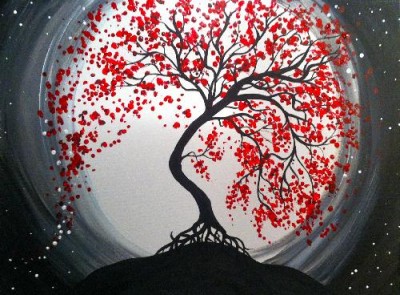 Paint Nite / Moonlit Tree of Life 2