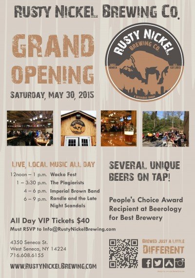 Rusty Nickel Brewing Grand Opening Party — May 30, 2015