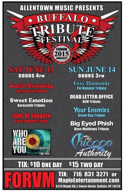 Buffalo Tribute Festival Day #1 at 4224 Maple Road Buffalo, NY 14226 — Jun 13, 2015