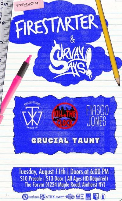 Survay Says! & Firestarter w/ Worse Than Yesterday, Kill The Clock, Fiasco Jones, & Crucial Taunt