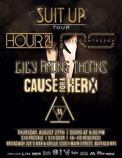 Hour 24 & Racing On The Sun with Lily Among Thorns, Cause For A Hero, Mallorie & more!