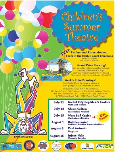 Children's Summer Theatre Series! — Jul 11, 2015