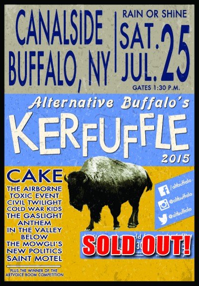 Alternative Buffalo's Kerfuffle 2015 at 44 Prime St. Buffalo, NY 14203 — Jul 25, 2015