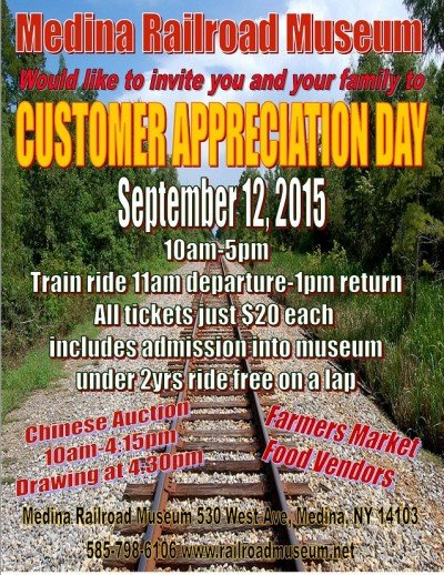 Medina Railroad Museum Customer Appreciation Day
