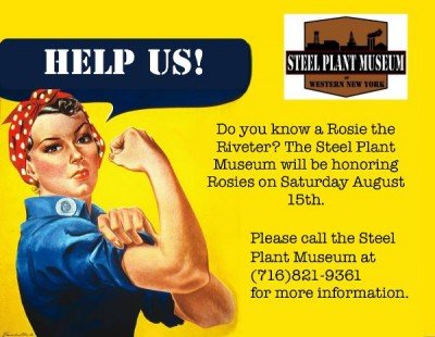 Rosie the Riveter Tea Party at Steel Plant & Railroad Museum — Aug 15, 2015