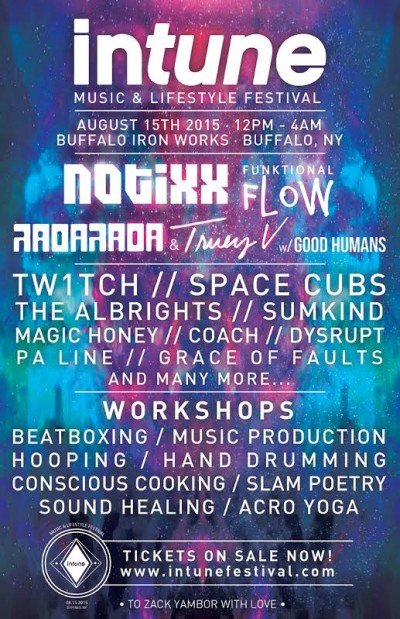 Intune Music & Lifestyle Festival at Buffalo Iron Works — Aug 15, 2015