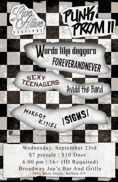 Live Alive Punk Prom II // Words Like Daggers & ForeverAndNever