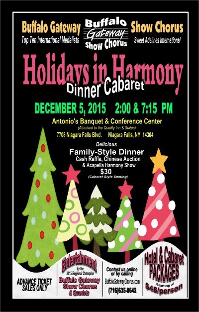 Holidays in Harmony Dinner Cabaret