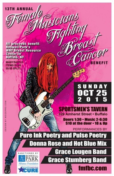 13TH ANNUAL FEMALE MUSICIANS FIGHTING BREAST CANCER BENEFIT